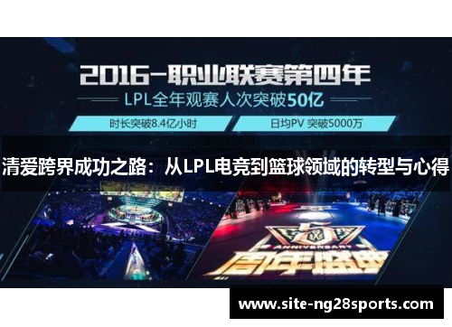 清爱跨界成功之路：从LPL电竞到篮球领域的转型与心得